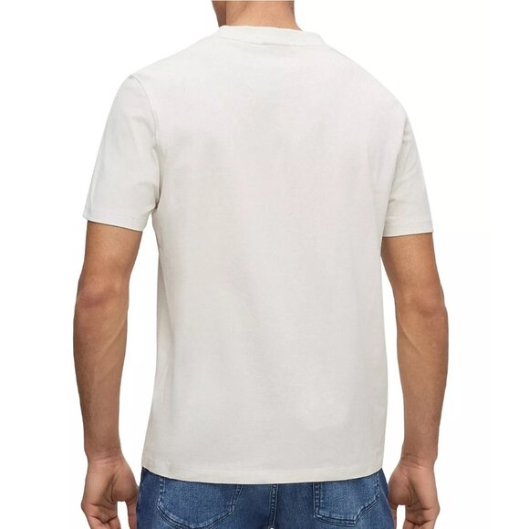 Hugo Boss Men's HUGO Dalbula Iconic Logo Faded Graphic T-Shirt Lt Pastel Green - Picture 2 of 3